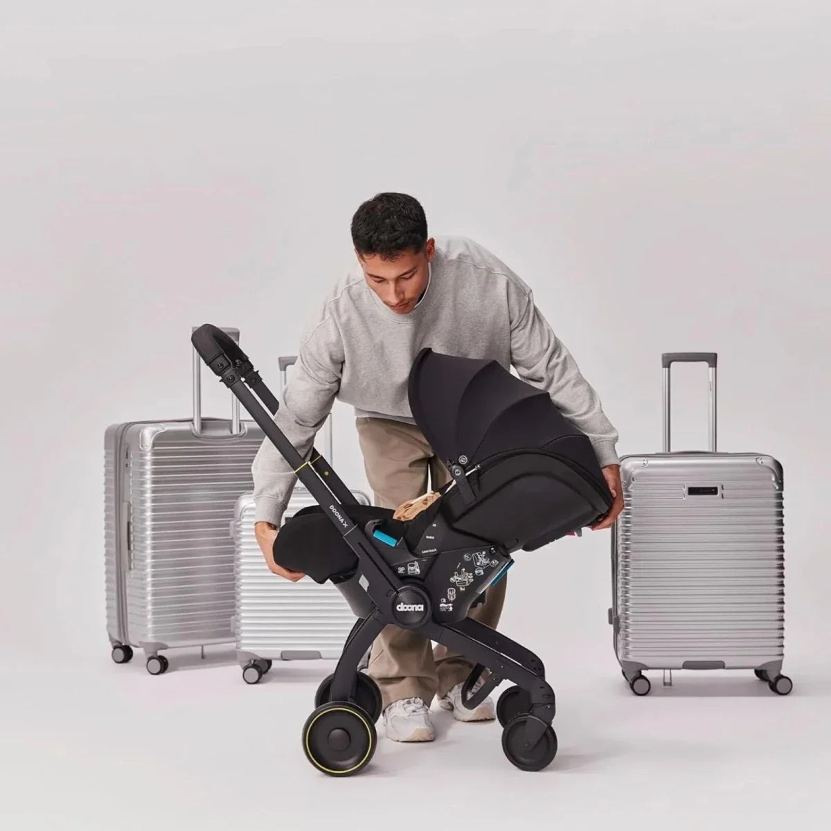 Doona X Infant Car Seat & Stroller - Nitro Black