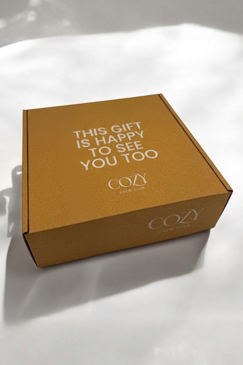 The Cozy Pink Boucle Baby Bear & Strawberry Personalised Gift Box
