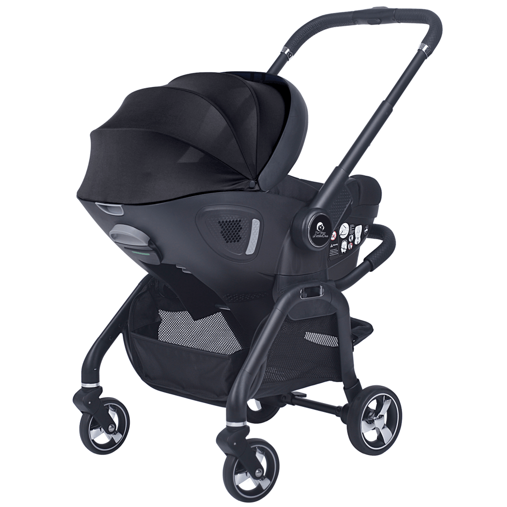 For Your Little One Qubi Infant Car Seat Stroller - Eclipse Black