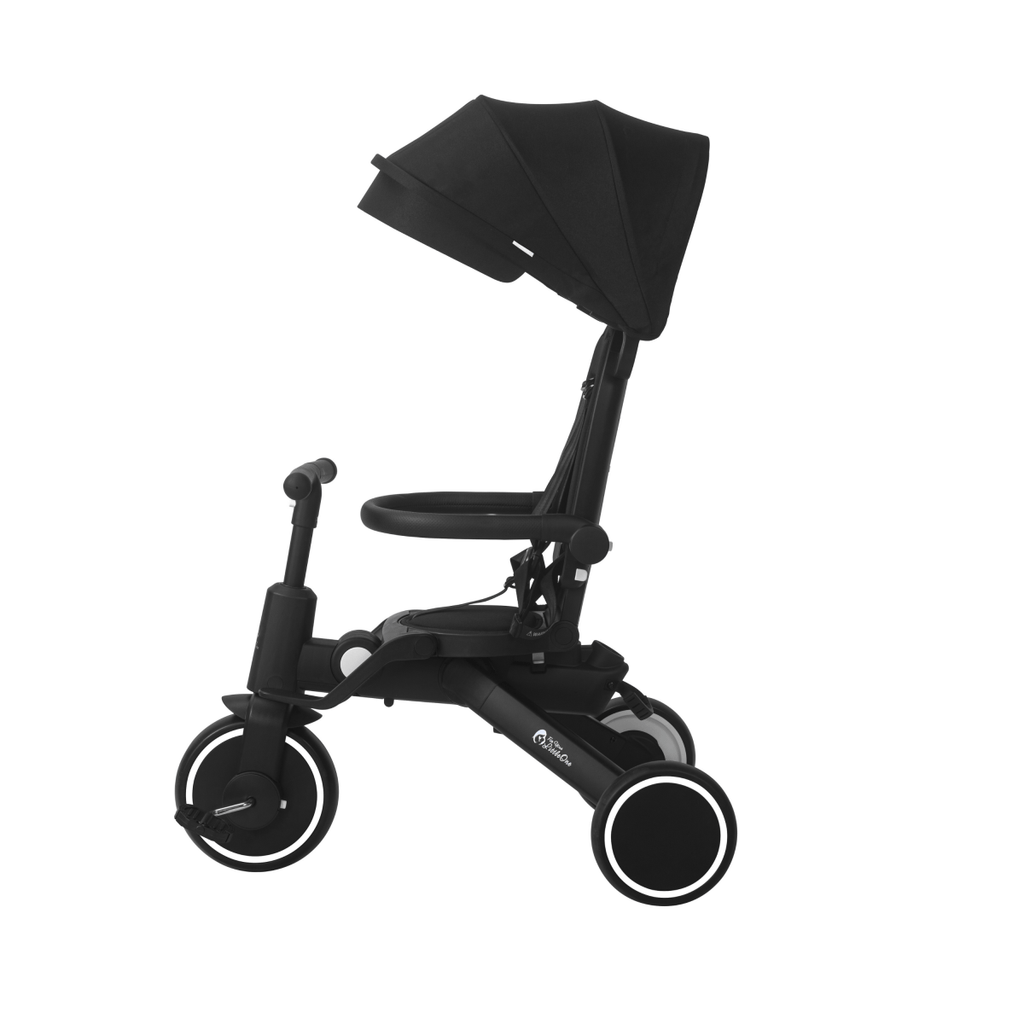 Foryourlittleone Xplor 6 in 1 Foldable Trike - Jet Black (10m-4y)