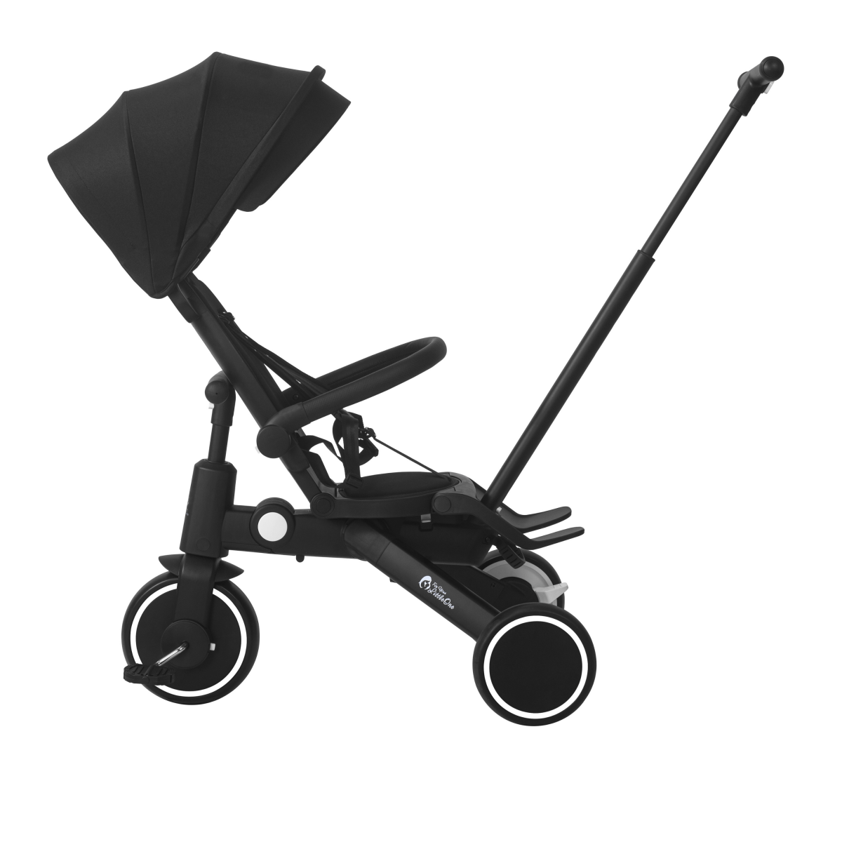 Foryourlittleone Xplor 6 in 1 Foldable Trike - Jet Black (10m-4y)